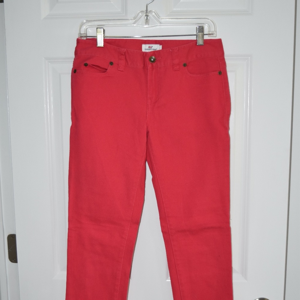 Vineyard Vines Red Jeans